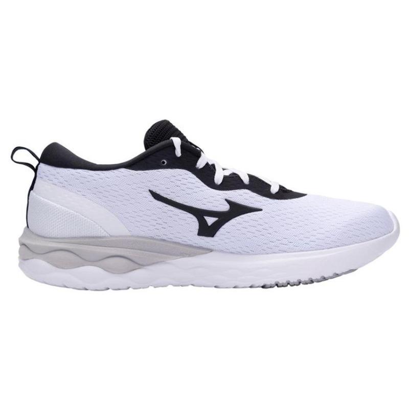 Mizuno Wave Revolt Men's Low Top Running Shoes White Black J1GC208110