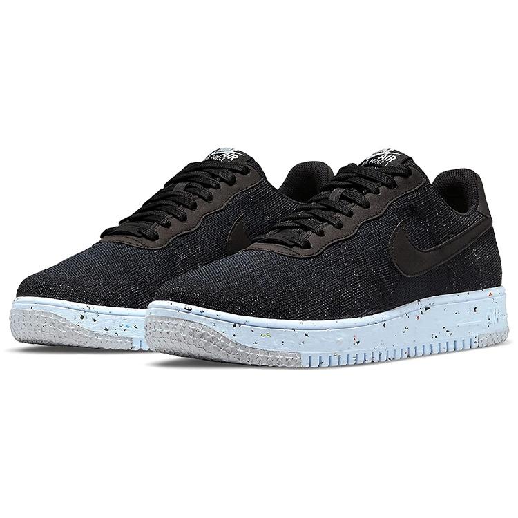 Nike Air Force 1 Crater Flyknit 'Black Chambray Blue' Men's DC4831-001