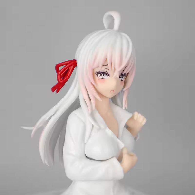 Alya Pajama Style Anime Figure Alisa Mikhailovna Kujou Sitting Pose Girl Statue Car Dashboard Desktop Decor For Anime Collectors