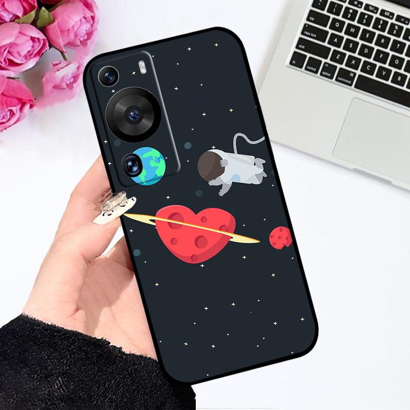 For Huawei P60 Pro Coque Case P 60 Color Printing Soft Silicone TPU Phone Cover For Huawei P60 Art 4G Shockproof Bumper Fundas