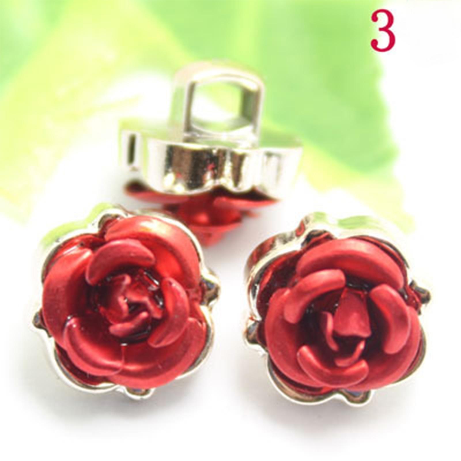 

Акриловые позолоченные пуговицы, аксессуары для одежды, швейные принадлежности, живопись, ручная работа, украшение для дома 10~14 мм, 10 шт. One Size красный