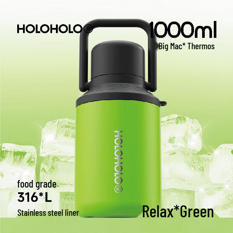HOLOHOLO Insulated Stainless Steel Straw Water Bottle