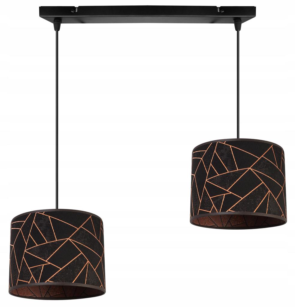 Hanging Lamp, Ceiling Chandelier, Lampshade, Pattern, Copper