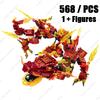 New Ninja Legendary Lloyd Golden Ultra Dragon Building Blocks Classic Anime Figure Kai Jay Zane Model Bricks Toys Set Kids Gifts