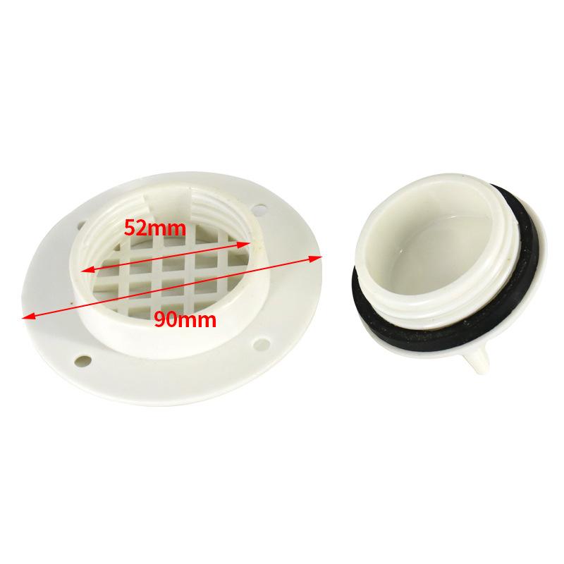 90mm Boat Tank Plastic Ventilate Drain Valve Water Plug Sliding Head Cover Knob Opening for Tugboat Trawler Yacht Ship Parts 90mm