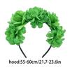 StPatricks Day Headband Fabric Flower Hair Hoop Music Festival Women Headwear