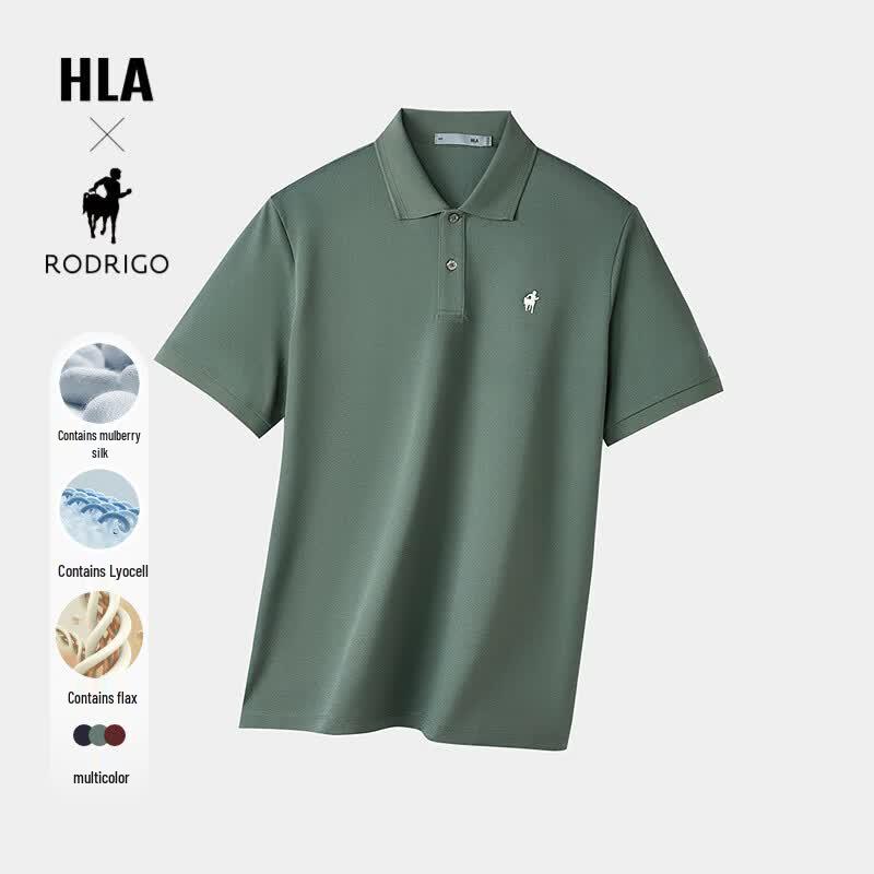 HLA Men s Lodelig Casual Short Sleeve Polo Shirt XL