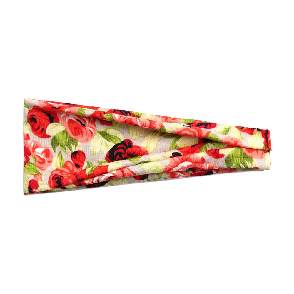 Flower Small Floral Series Women'S Sports Headband Yoga Headband Sweat-Absorbing Belt Antiperspirant Wide-Brimmed Headgear