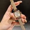 Fashion Light Luxury Women'S Watch Simple Retro Square Temperament Women'S Watch Rose Gold Leather Strap Watch