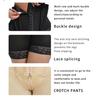 High Waist Shapewear with Zipper & Button Closure Tummy Control Hip Lifting Body Shaping Pants Compression Breathable Postpartum & Daily Firming
