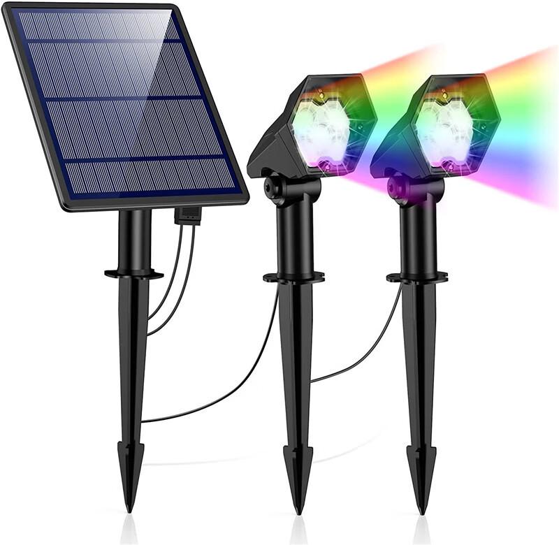 

Solar Dual Lawn Spotlight 5W RGBW