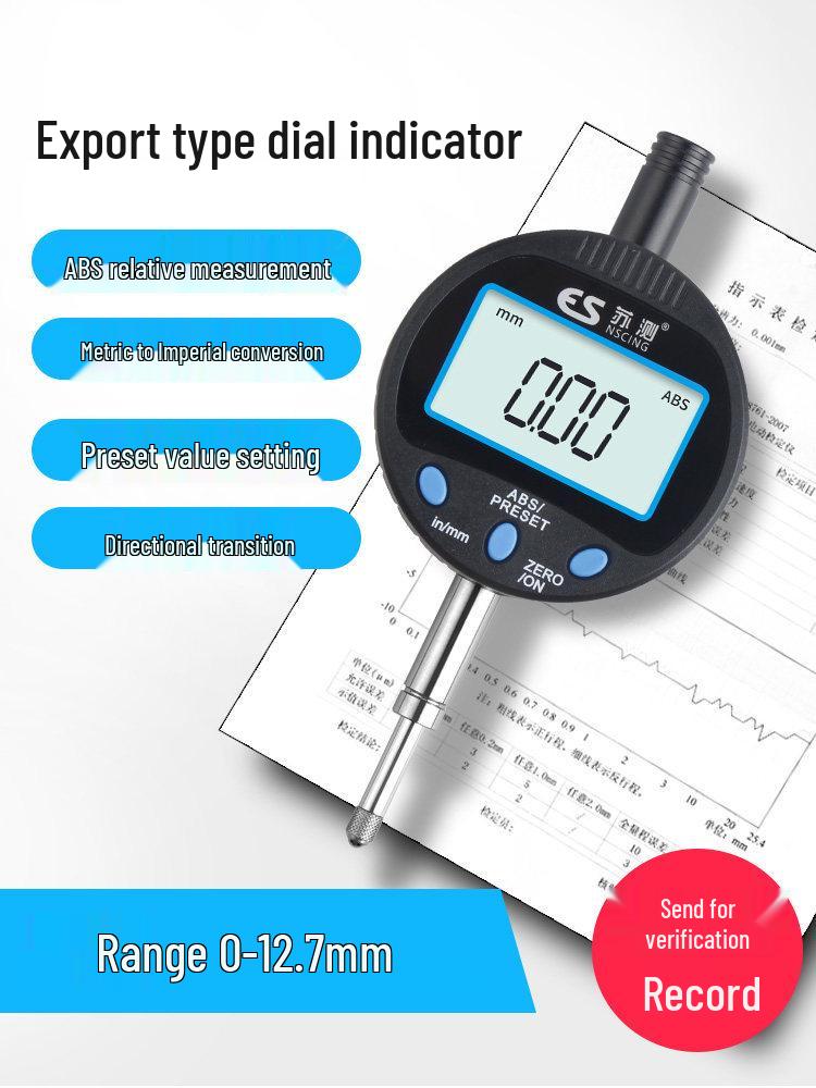 High-Precision Digital Dial Indicator & Depth Gauge from Germany
