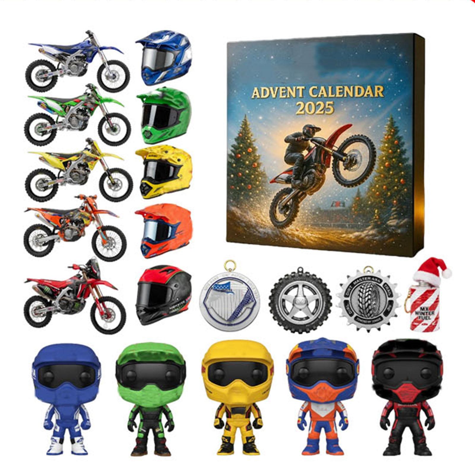 

2D Flat Acrylic Mystery Box 24pcs Pendant With Airplane Box Funny Christmas Countdown Calendar