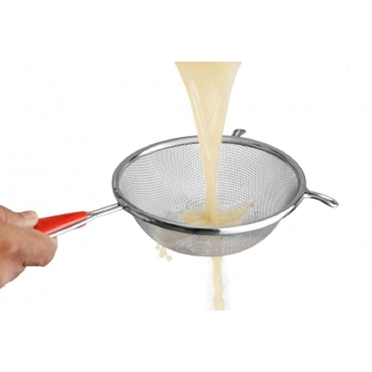 

Silver Stainless Steel Soup & Juice Strainer for Kitchen Pack of 1 MR374