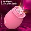 Ladies' Rose Sex Toy Vibrator, APP Controlled Rose Adult Toy, with 9 Suction and Vibration Modes, Waterproof Sex Toy Suction Device