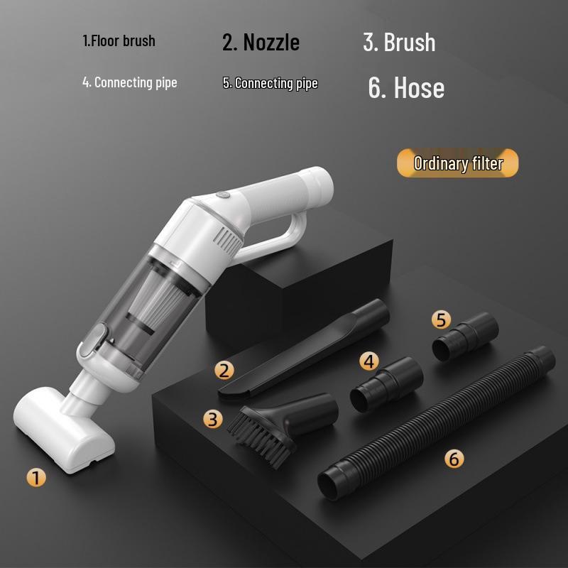Высокомощный портативный беспроводной ручной пылесос для автомобиля и дома