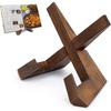Wooden restaurant home recipe rack kitchen menu display rack hanging study desktop reading wooden book stand