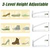 1/6Pcs Closet Space Saver Shoe Stacker Shoe Rack Adjustable Storage Shoe Holder
