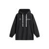 Li Ning X Cyril Série Collaboration Artiste Thème Rêveur Motif Lettres Sweat à Capuche Molletonné Unisexe hoodies Noir AWDTB77-1