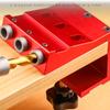 Pocket Hole Jig Set,Adjustment Pocket Dowel Hole Jig System Set Woodwork Guide Joint Angle Tool Woodworking Tool