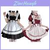 Women's Sexy Sweet Lolita Maid Japanese Cute Dress Cosplay Suit