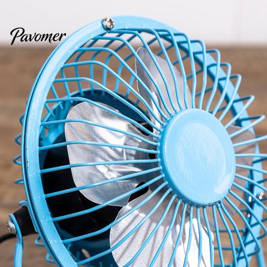 Desktop Fan Mini Mute Reusable Metal USB Powered Table Desk Appliance for Home Cooling