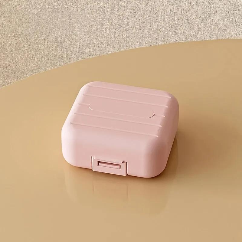 7 Grids Portable Mini Pill Box Double Sealed Medicine Storage Case Week Long Day Divided Lockable Drug Organizer Weekly Pill Box