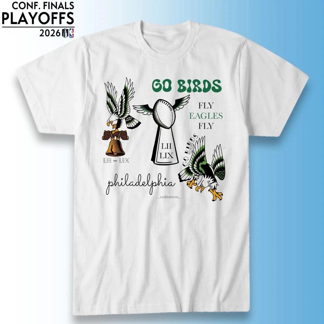 Eagles Go Birds Fly Eagles Fly Philade Shirt 2XL