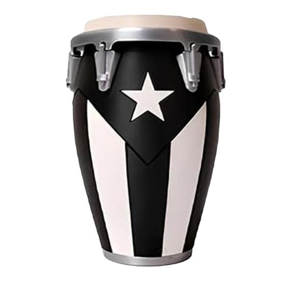 

Puerto Rican Flag Conga Style 3D Printed Can Holder, Beverage Insulator, Lightweight 12oz Can Cooler for Parties Beaches Barbecues Caribbean Gift Long