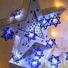 Star of David Fairy String Light Battery Powered Hexagram Magen Star for Jewish Judaism Hanukkah Chanukah Passover Shabbat Decor