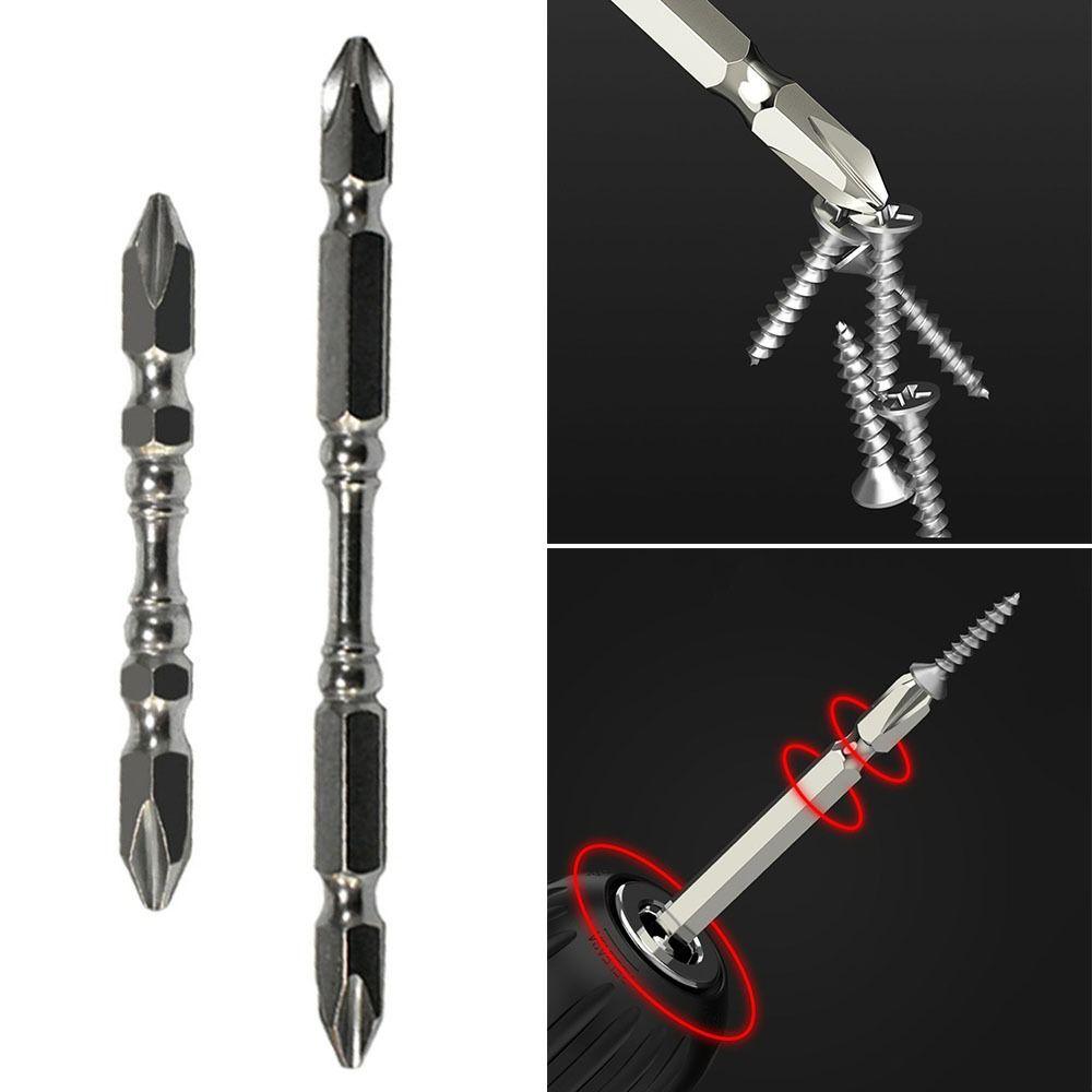 

Ручные инструменты, 65/100 мм, магнитная крестовая дрель с двойной головкой PH2, крестовая отвертка, крестовая отвертка