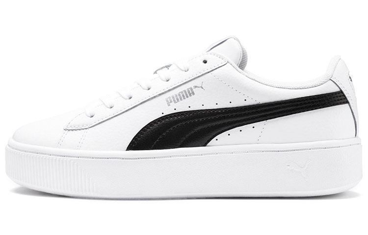 Puma Wmns Vikky Stacked  White Black  35.5