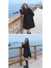 Khaki Petite Double-Breasted Trench Coat for Women - 2025 Autumn Korean Style, Loose Fit