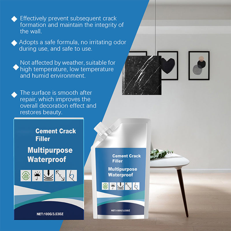 100g Leak-Free Glue Roof Leak Floor Crack Repair Waterproof Sealant Caulk Resistant Leak Sealing Gap Filling Grouting Adhesive