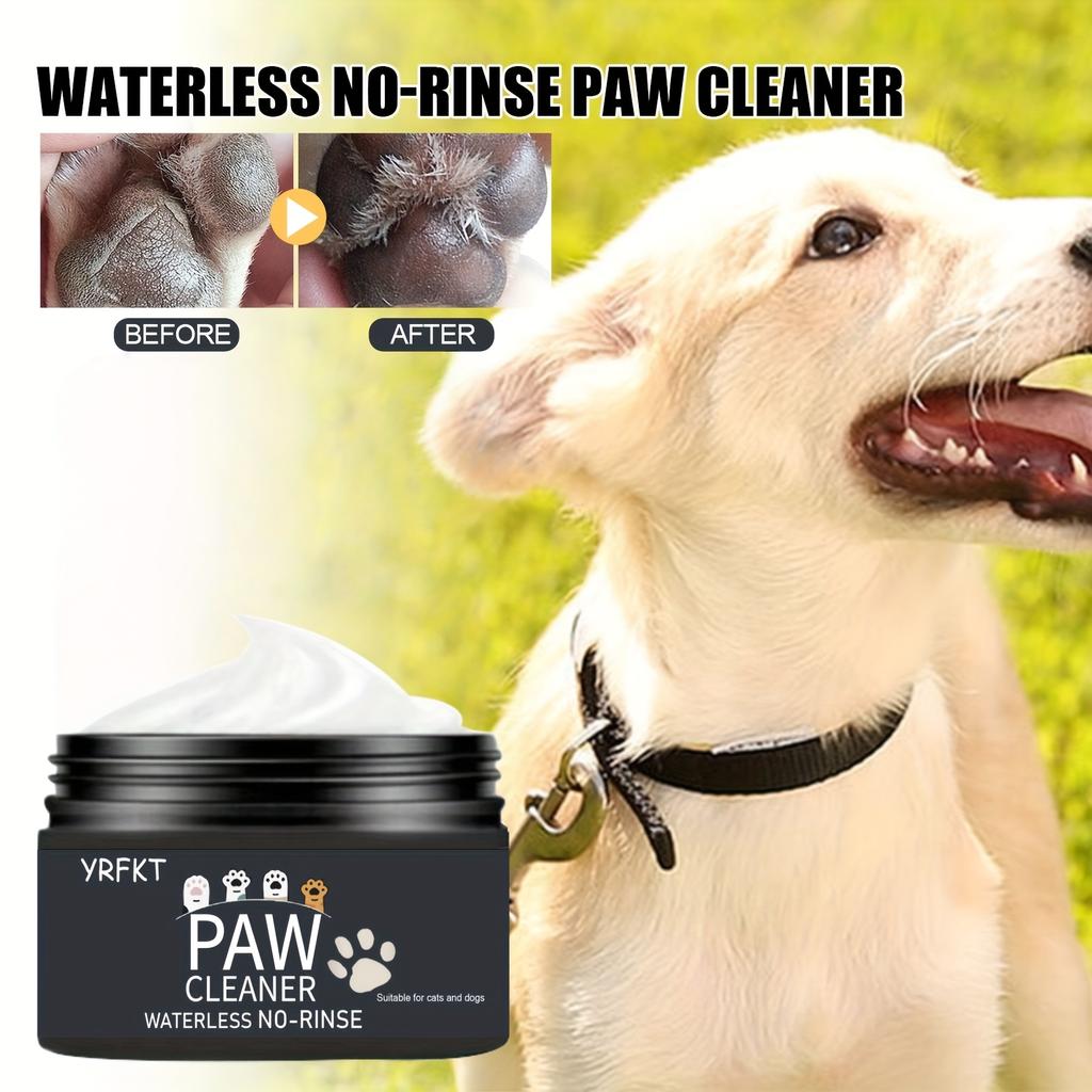 Pet paw cleaning cream, dog and cat paw deep cleaning foot pad care cream, moisturizing, protecting paws, and preventing dryness