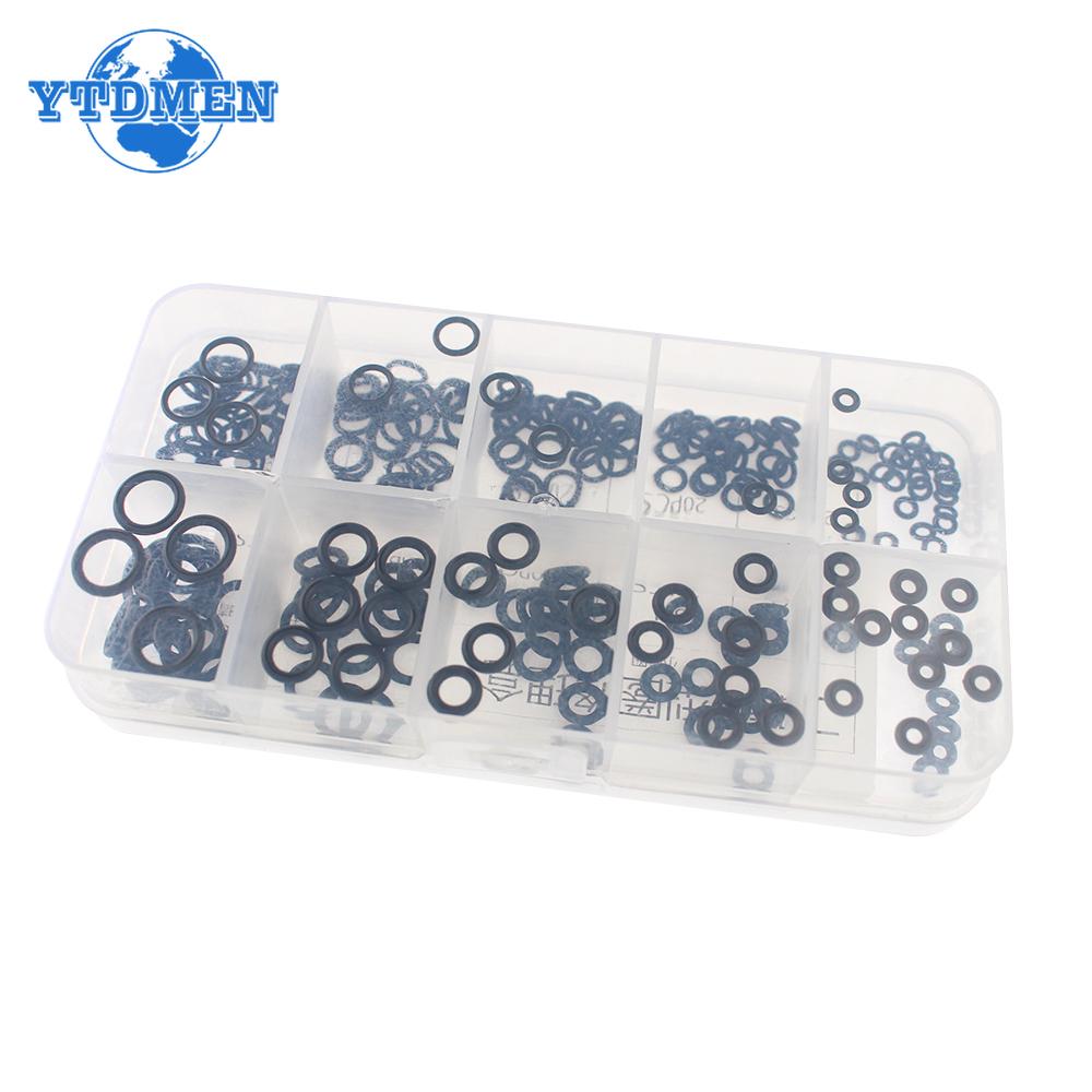 250PCS Nitrile Rubber O Ring Set Elastic Oil Resist Washer Gaskets Seals for Faucet Professional Plumbing Repair