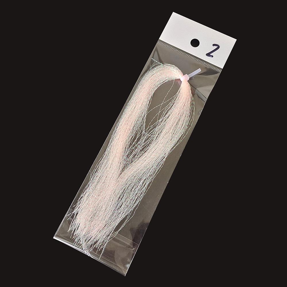 

Материалы для вязания мушек White Heron Silk Iridescent Flashabou - 16 цветов