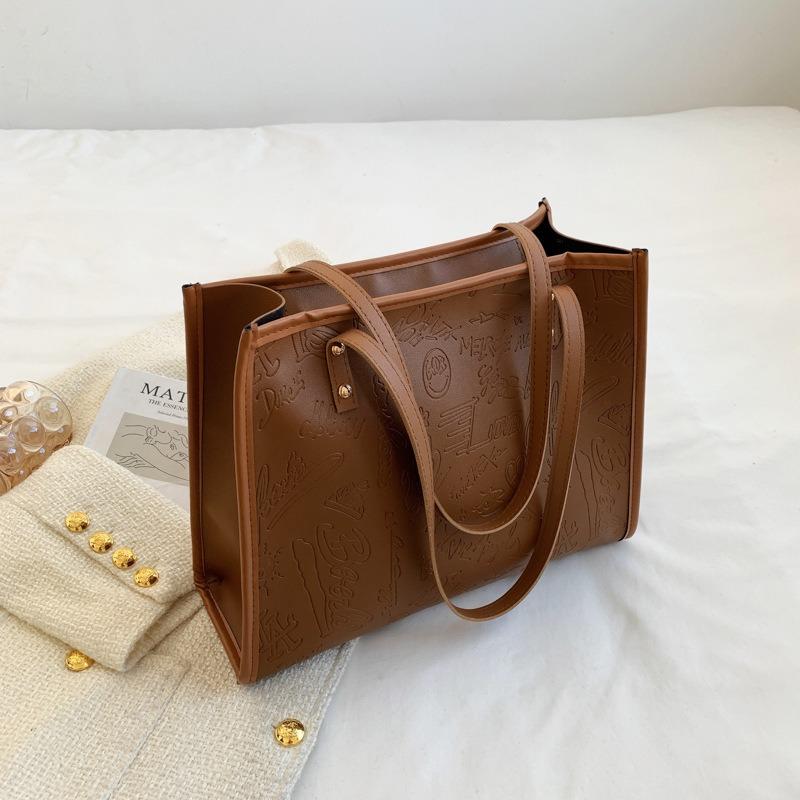 Large Capacity Bag, Women's Simple Commuting Bag, Shoulder Bag, Japanese Tote Bag