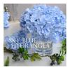 1 Pcs Artificial Hydrangea Silk DIY Artificial Flower Decoration Vase Flowers Colorful Decorative Flower Wedding Party Luxury