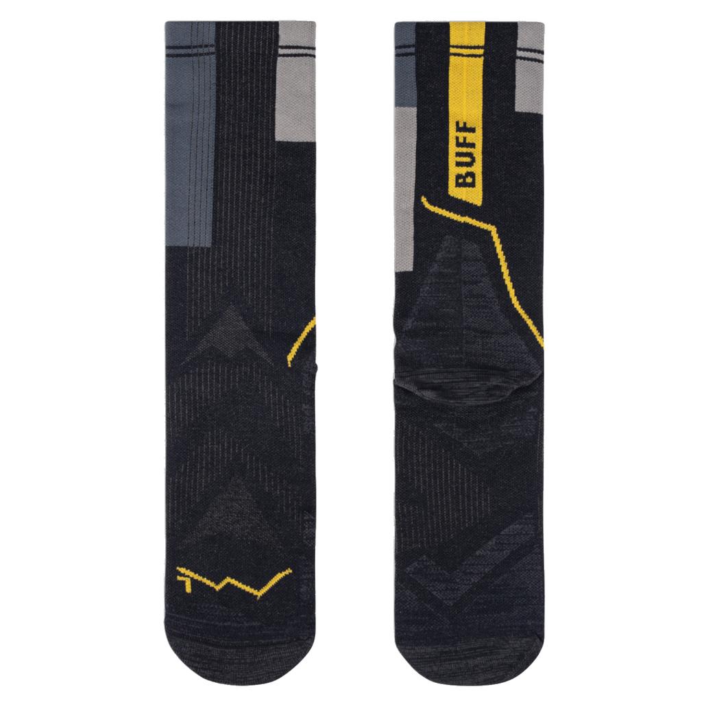 BUFF Coolnet Crew Socks, Unisex black Socks