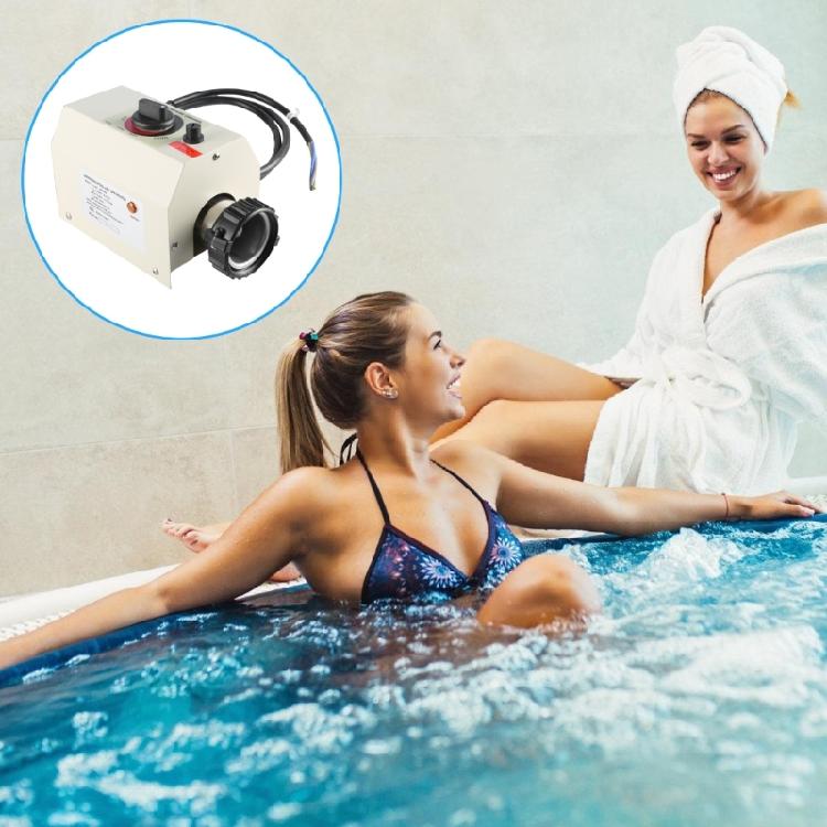 3000W Pool Heaters for Above Ground Swimming Pool, Immersions Water Heaters for Bathtub Electric Water Heaters Thermostat
