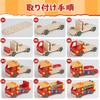 CANDYCOOL Wooden Educational Carpenter Pretend Fire Truck Transforming Tool Includes and Pretend STEM Develops and Christmas Gift for Boys and Girls