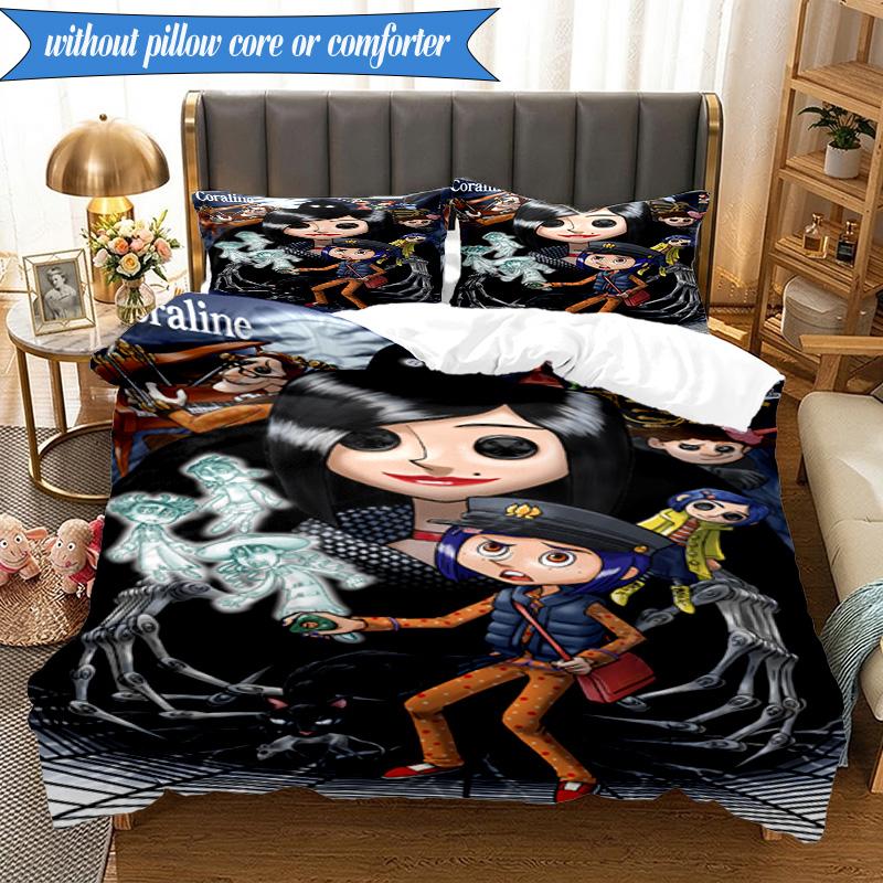 Fantasy In horror mother 3pcs K-pop music group Bedding set,Ideal for Bedroom, Dormitory,Including Duvet Cover And 2pcs Pillowcases,Fan gifts