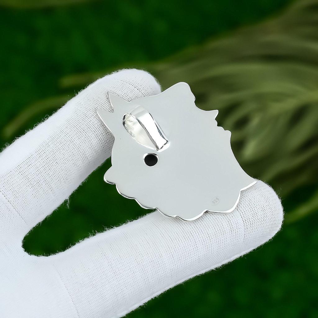 Natural Ruby Zosite Gemstone Pendant Handmade 925 Sterling Silver Indian Jewelry