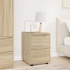 Storage Cabinet Sonoma Oak Finish 40 X 48 X 57 Cm Particleboard