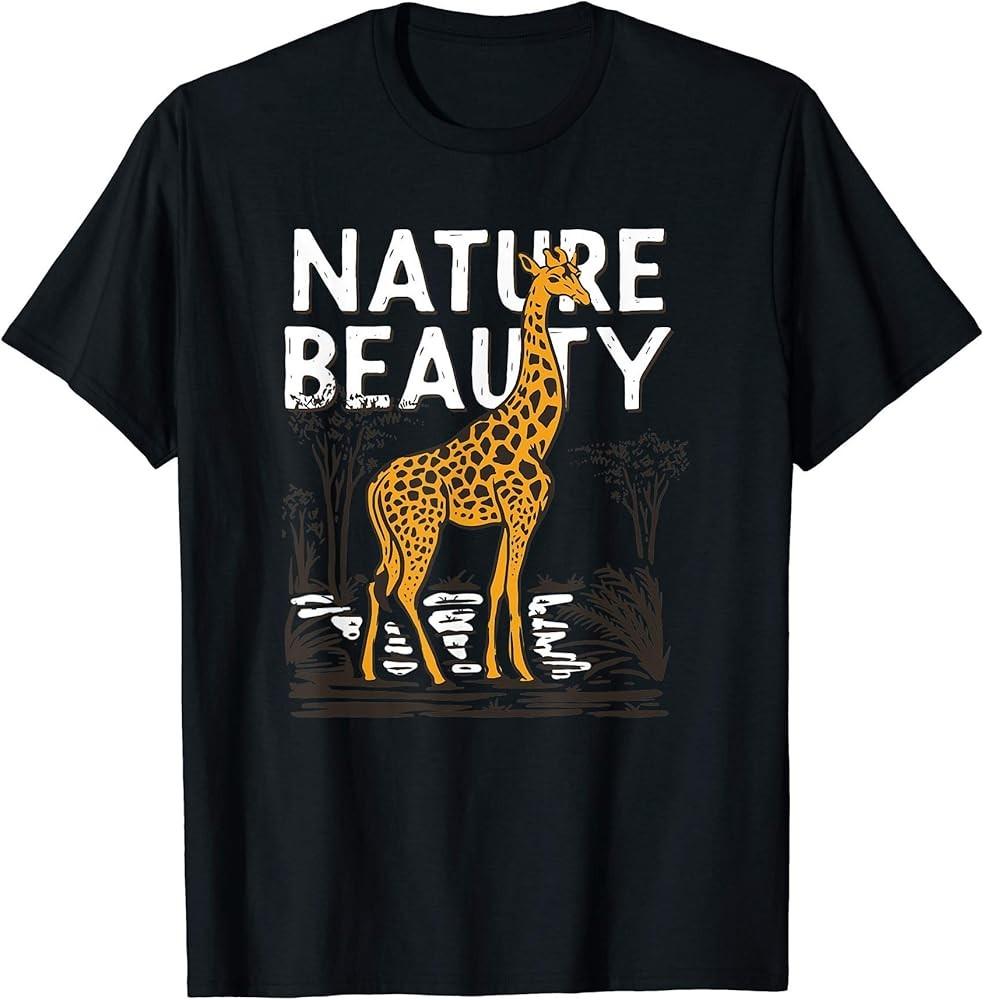 Nature Beauty Giraffe TShirt Unisex T-Shirt XXXXL