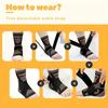 2 Pieces Ankle Brace Adjustable Compression Ankle Splint Ankle Protection Sports Bandage Ankle Protection Outdoor Running Cycling Protective Gear