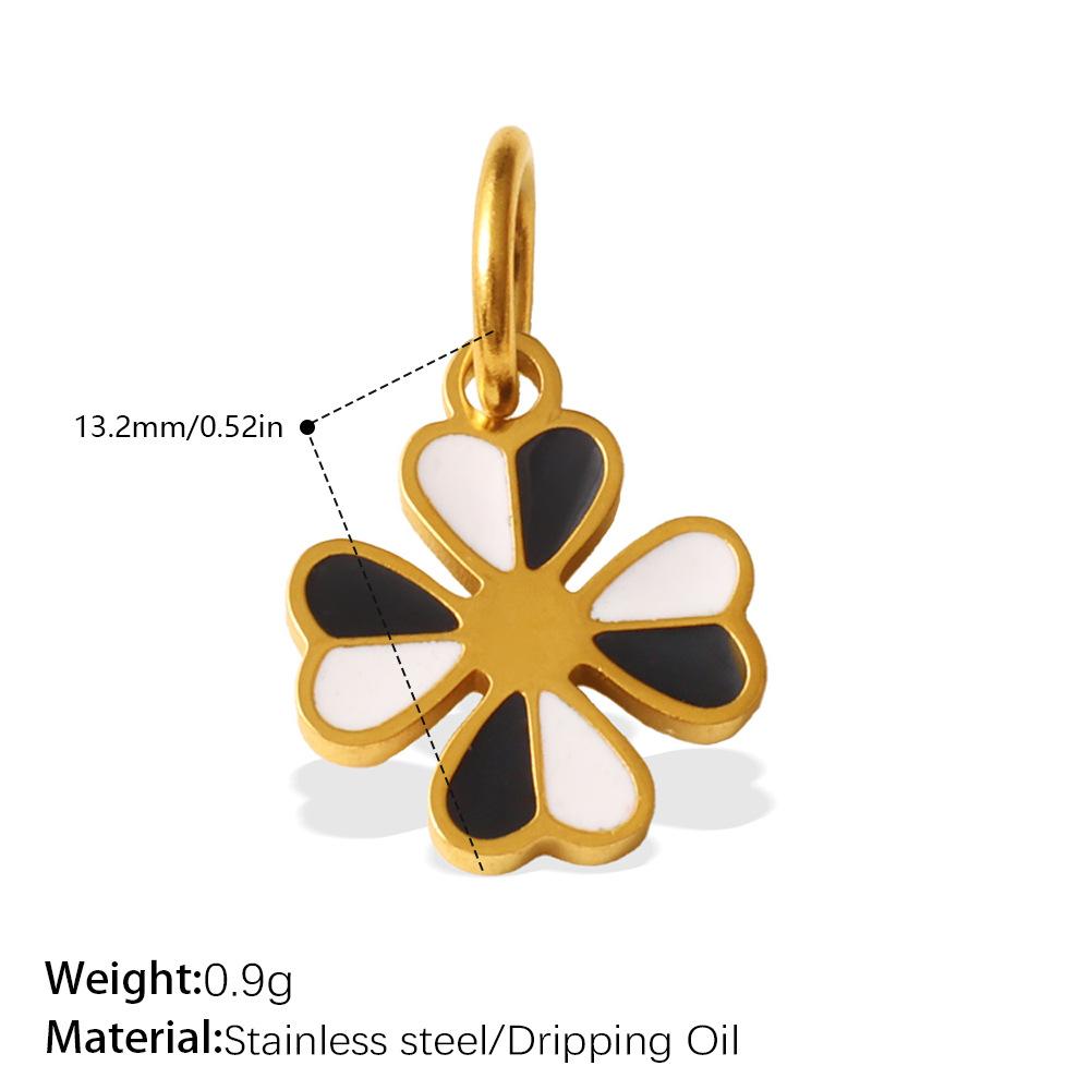 European and American Dripping Oil Small Fresh Plant Series Pendant Cactus Flower Bee DIY Versatile Jewelry Accessories 2026