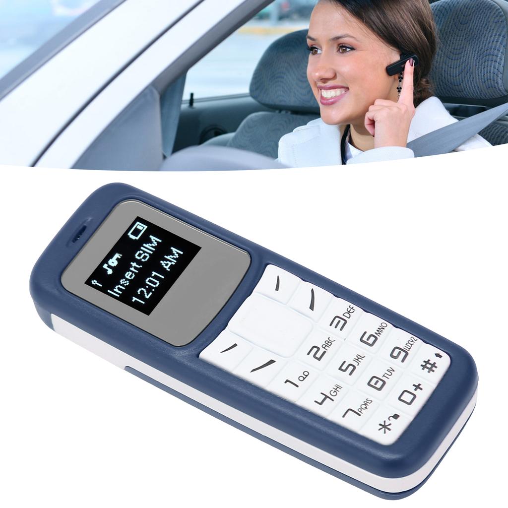   Mobile Cell Phone Small Mobile Phone   Headset Dialer with Ear Hook Support SIM 0.66inch
