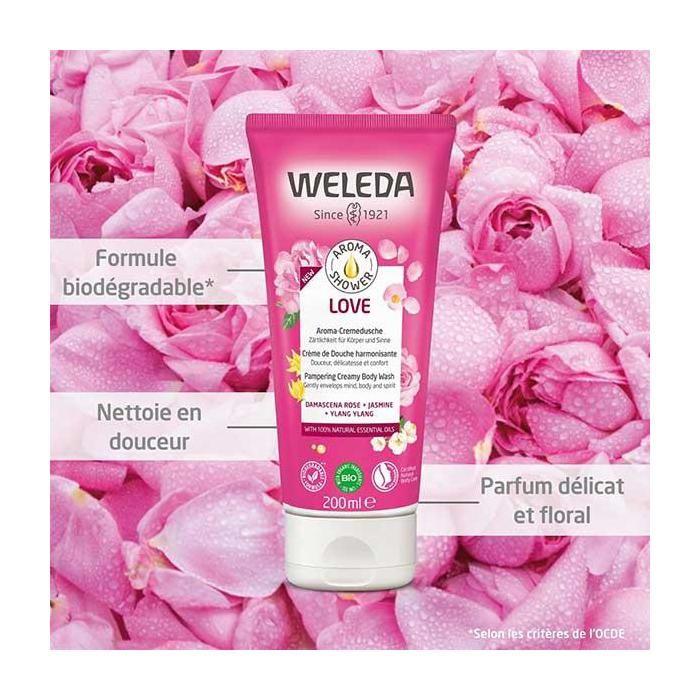 Crème De Douche - WELEDA - Love - 200ml - Biodégradable - Femme